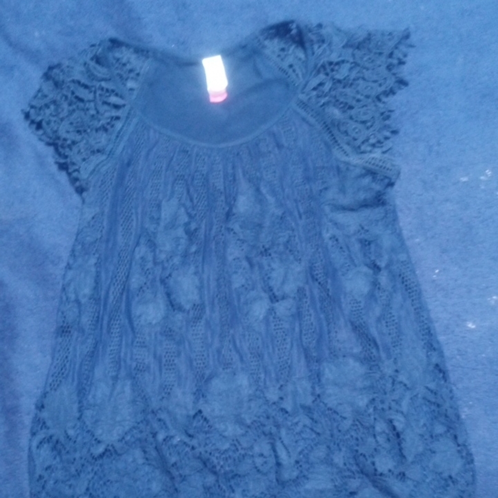 Lace Short Sleeve Top